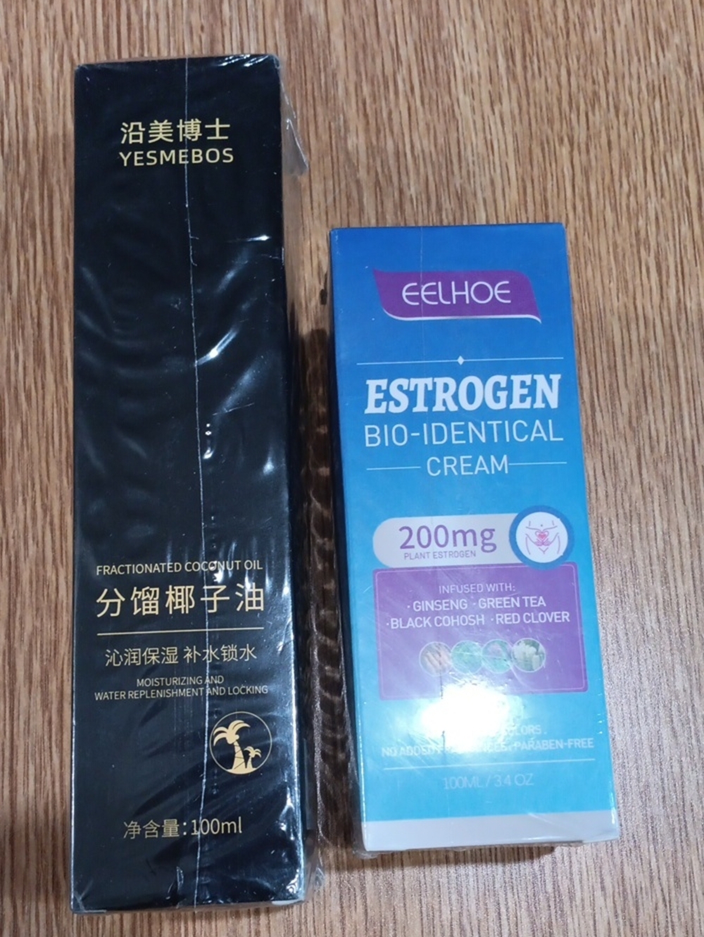Eelhoe Estrogen Bio-Identical Cream 200mg And Voconut Oil